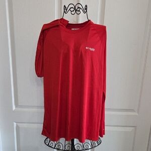 Columbia Bold Red Long Sleeve Top